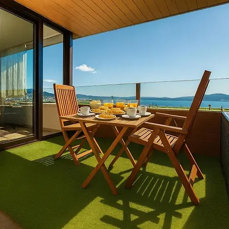 Citymar 24h Terraza Y Vistas Ria Appartamento Vigo