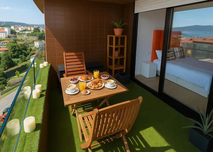 Citymar 24h Terraza Y Vistas Ria Βίγκο